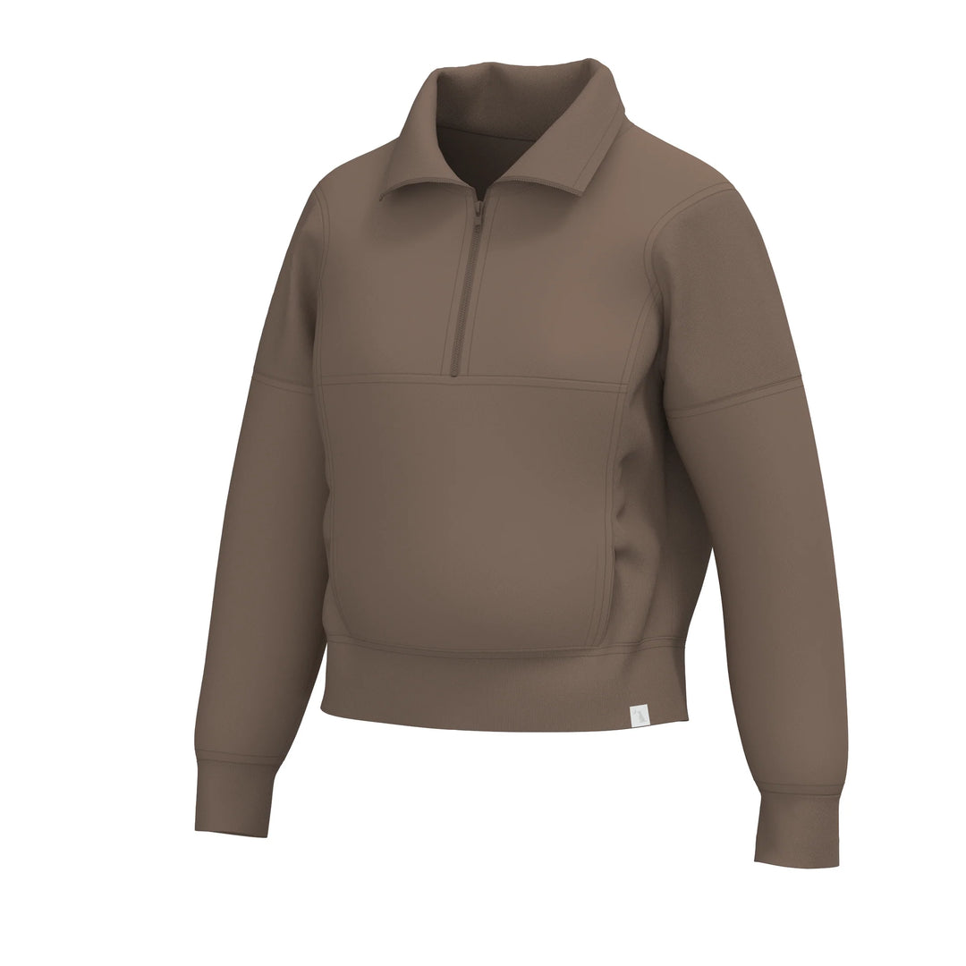 The Local Girl Velvet Fleece Quarter Zip