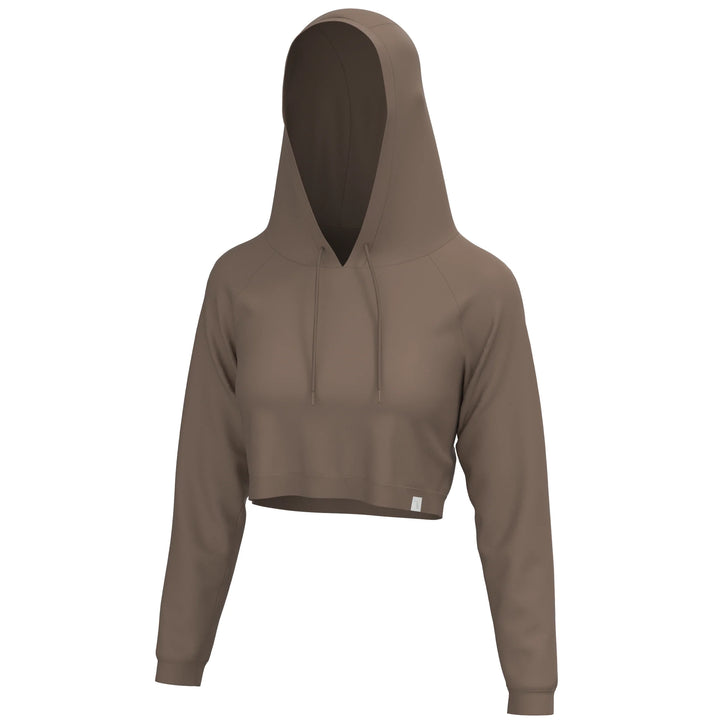 The Local Girl Velvet Fleece Cropped Hoodie