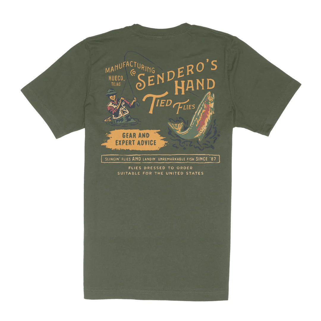 Sendero Hand Tied Flies Tee