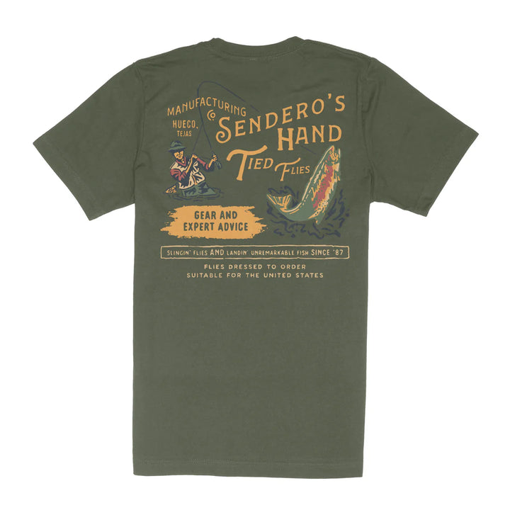 Sendero Hand Tied Flies Tee