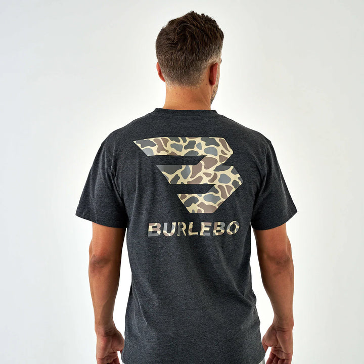 Burlebo Flying B Deer Camo Logo Tee