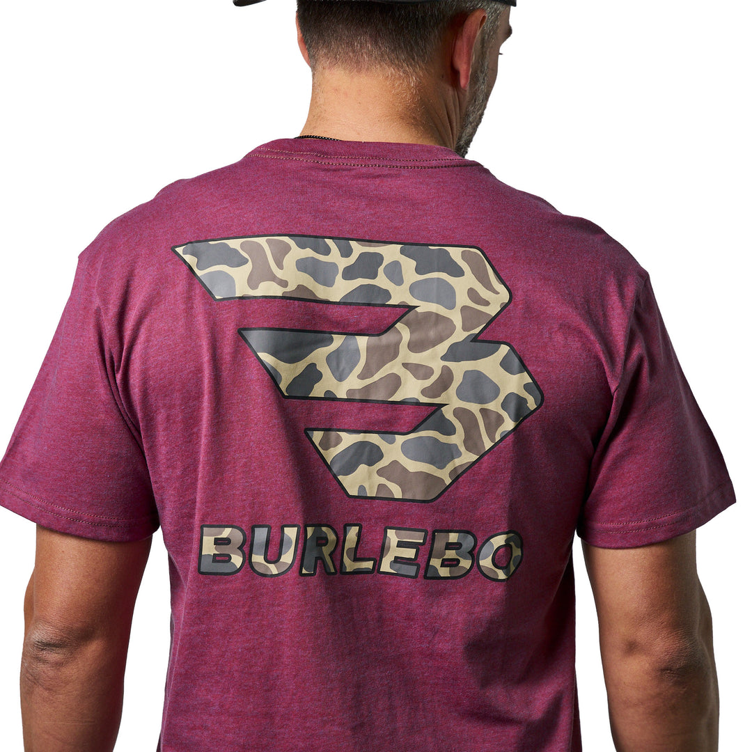 Burlebo Flying B Deer Camo Logo Tee
