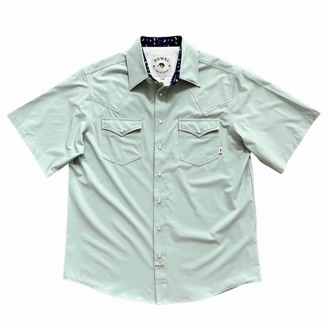 Rowel Western Performance Tech Short Sleeve Shirt (Discontinued Colors)