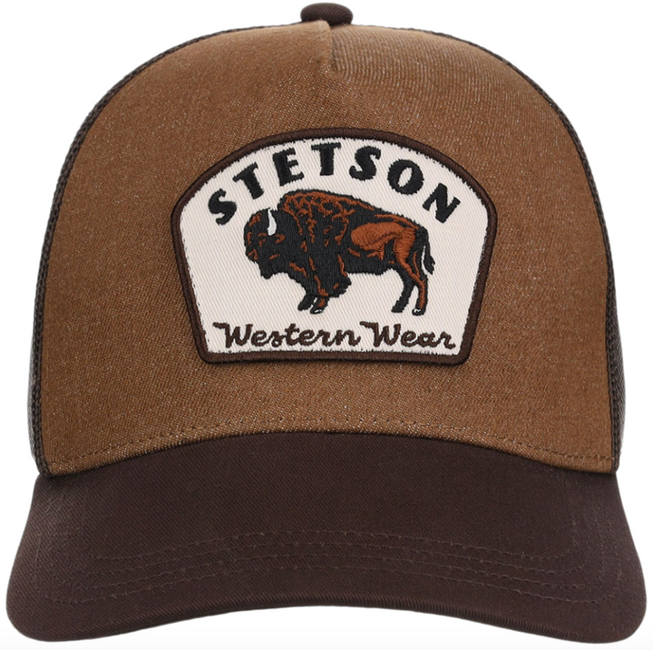 Stetson Bison Patch Trucker Hat