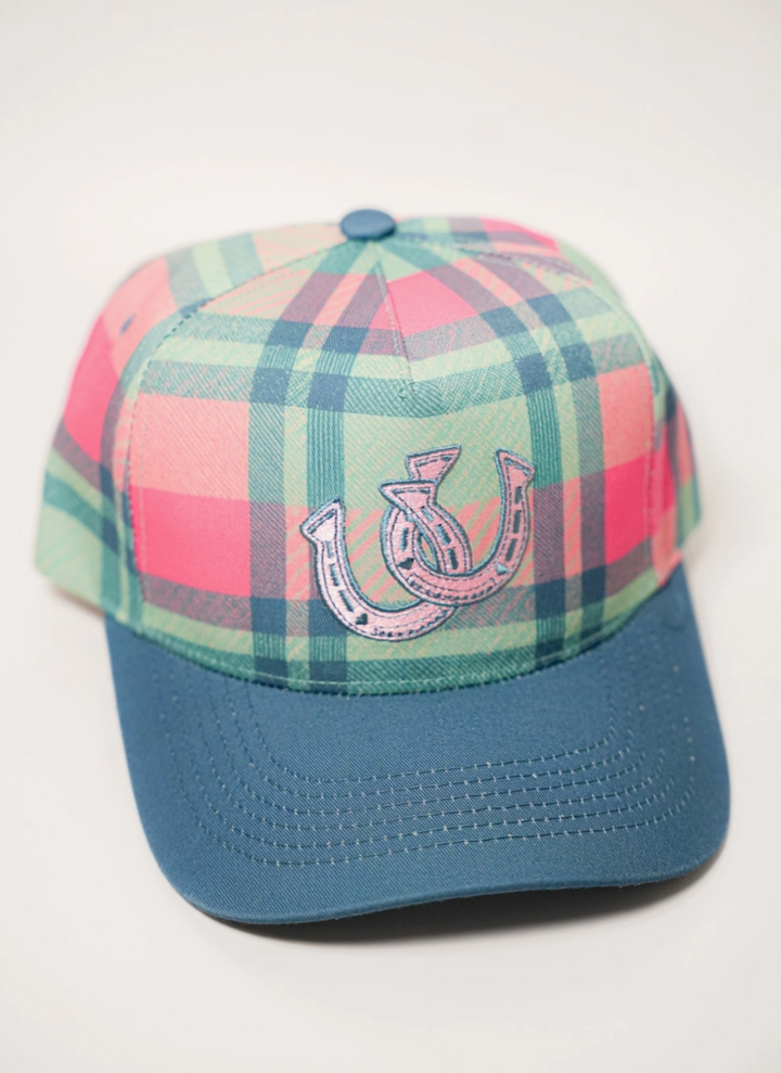 The Plaid Horseshoe Canvas Cap