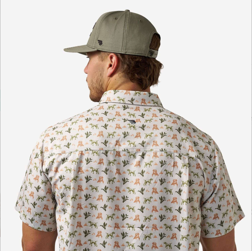 Burlebo Performance Button Up - Mallard Duck Dog