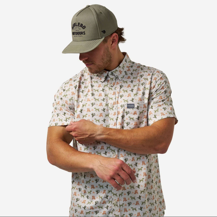 Burlebo Performance Button Up - Mallard Duck Dog