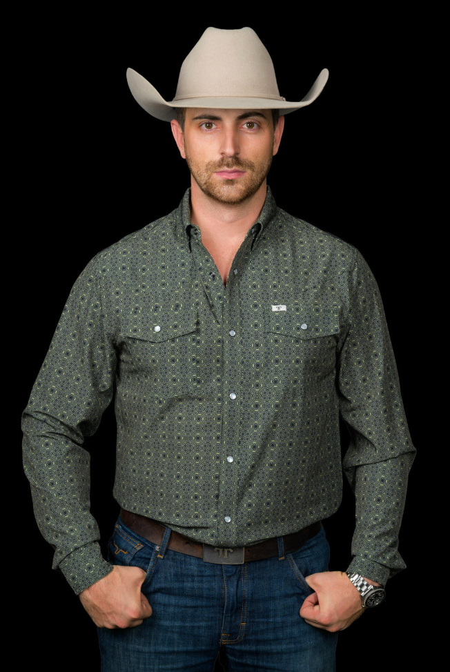 The Lawson Long Sleeve Pearl Snap Shirt