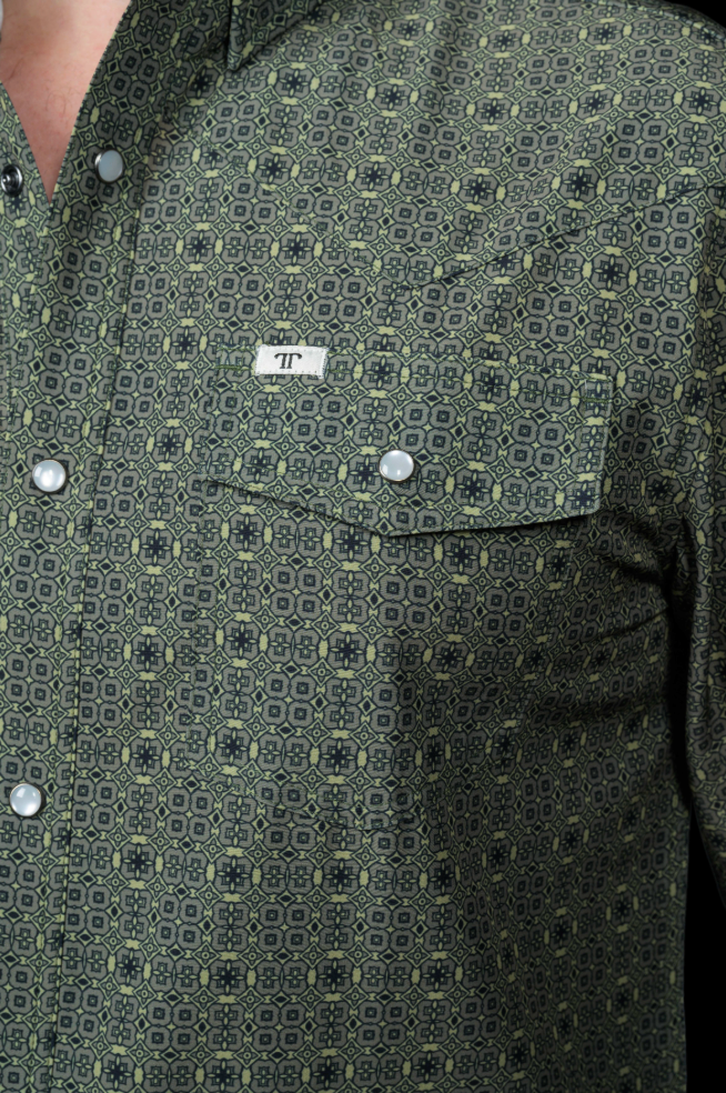 The Lawson Long Sleeve Pearl Snap Shirt