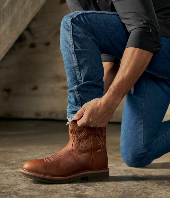 Tecovas Longhaul Waterproof Round Composite Toe Work Boot