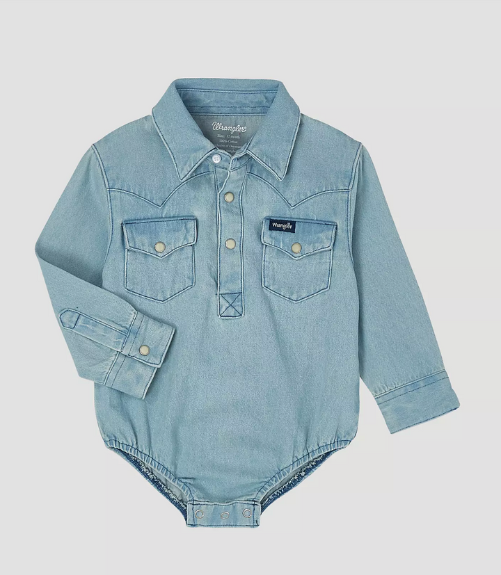 Wrangler Baby Long Sleeve Bodysuit