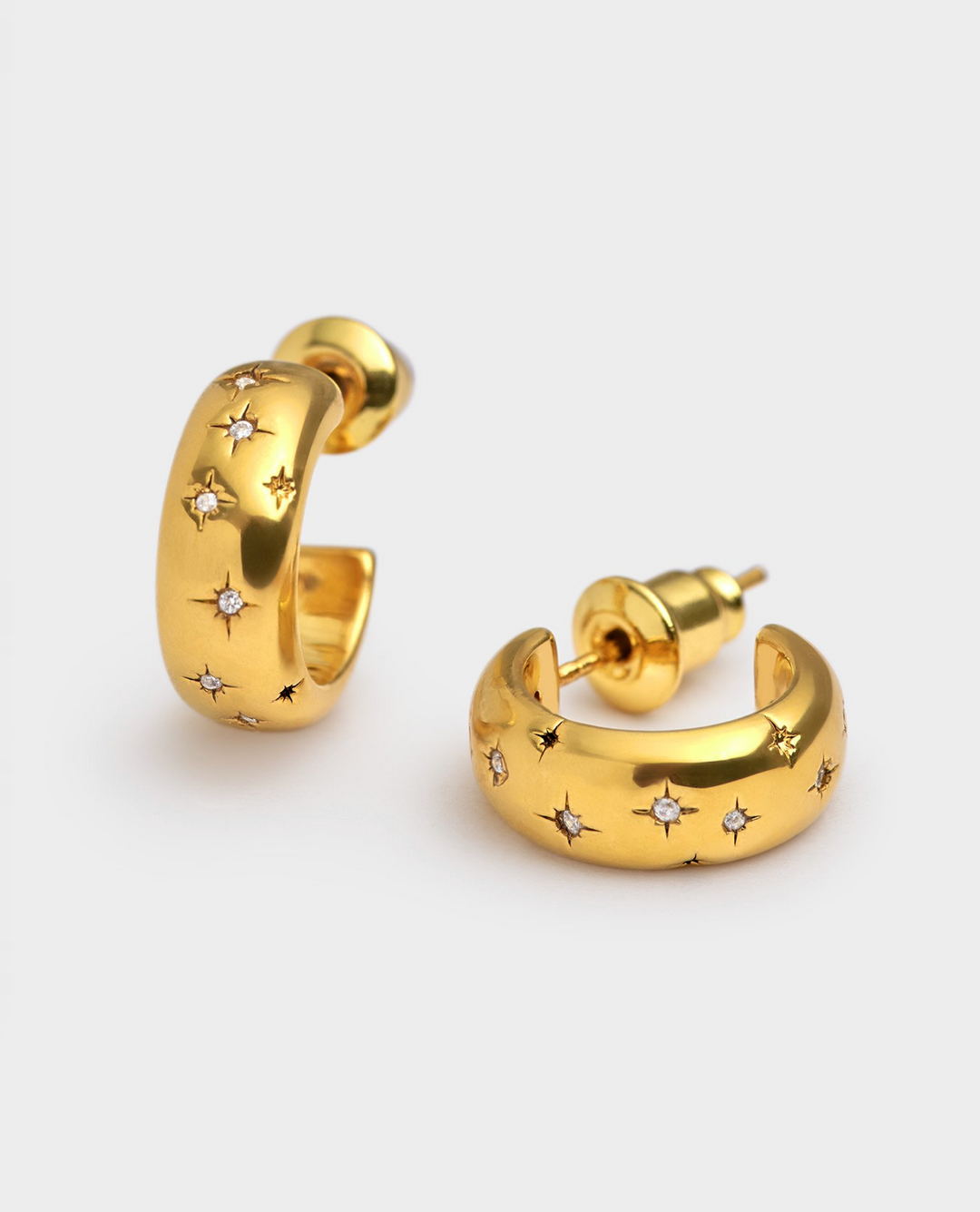 Katie Loxton Starry Hoop Earrings