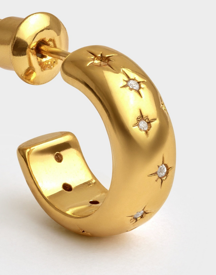 Katie Loxton Starry Hoop Earrings