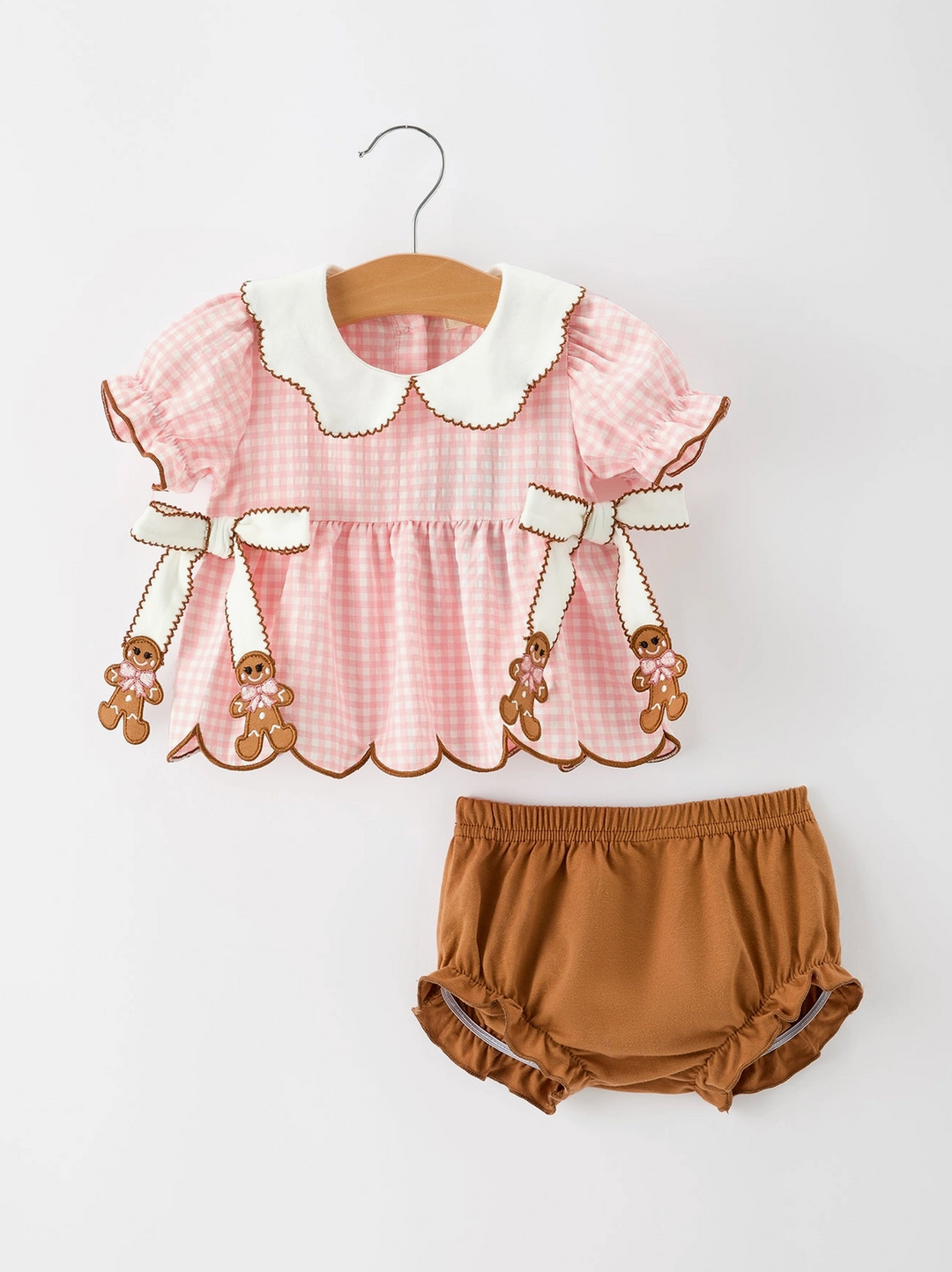 The Kenley Baby Bloomer Set