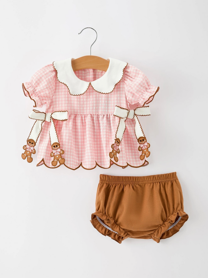 The Kenley Baby Bloomer Set