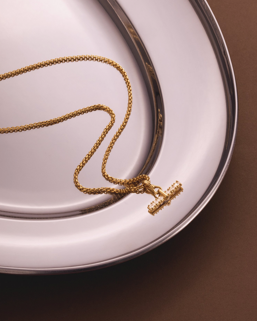 Katie Loxton Lustre T-Bar Necklace