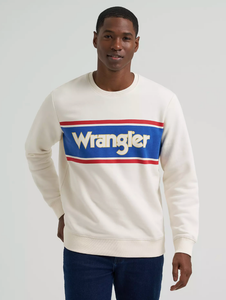 Wrangler Men's Legacy Logo Fleece Sweatshirt