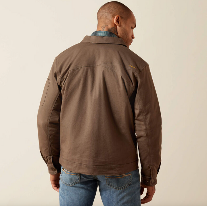 Ariat Men's Rebar Flannel Lined Shop Jacket