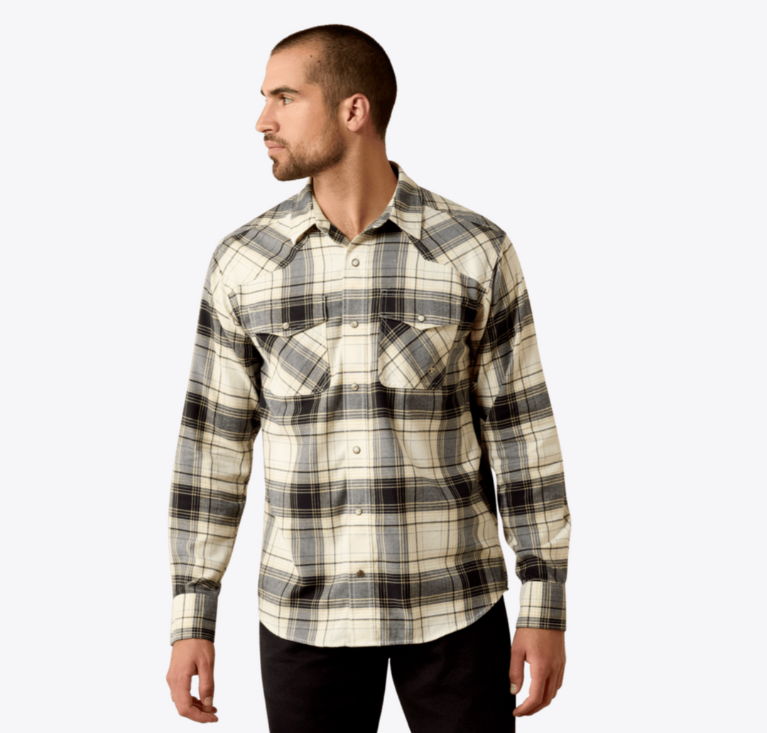Ariat Men's Retro Harmon Fitted Snap Shirt