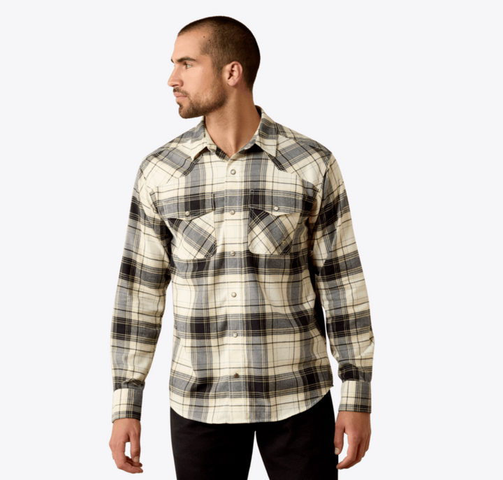 Ariat Men's Retro Harmon Fitted Snap Shirt