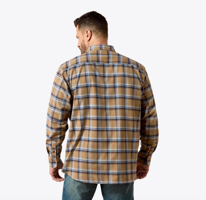 Ariat Men's Rebar Flannel DuraStretch Work Shirt
