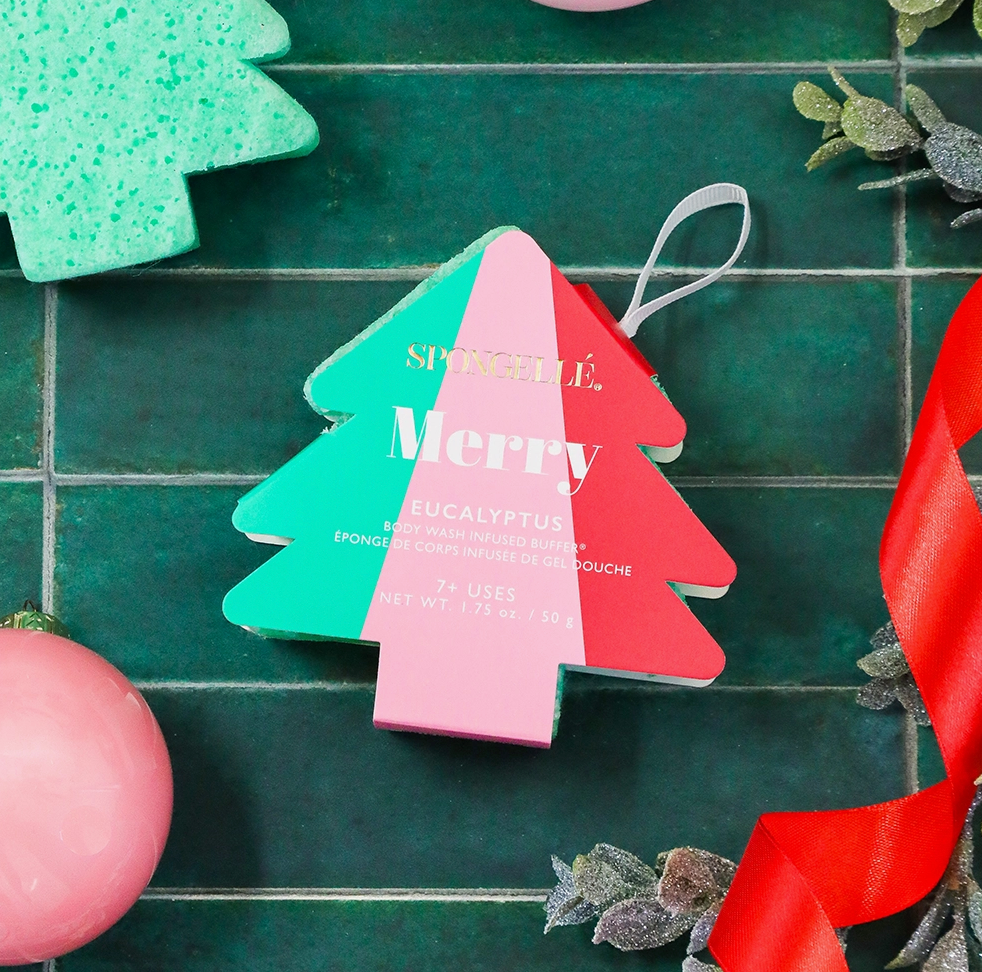 Holiday Tree Body Wash Infused Buffer