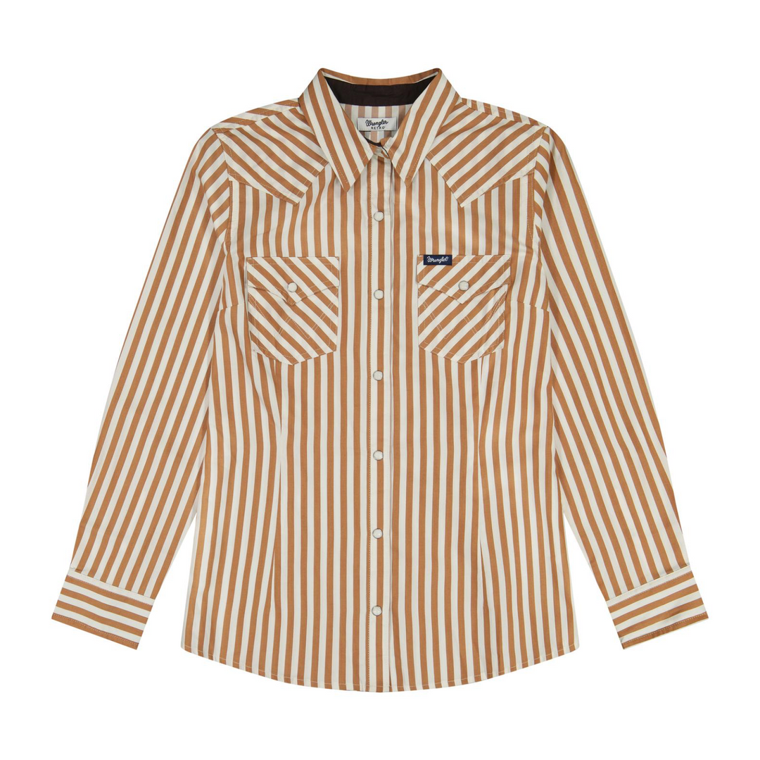 Wrangler Women's Retro Western Dress Snap Shirt
