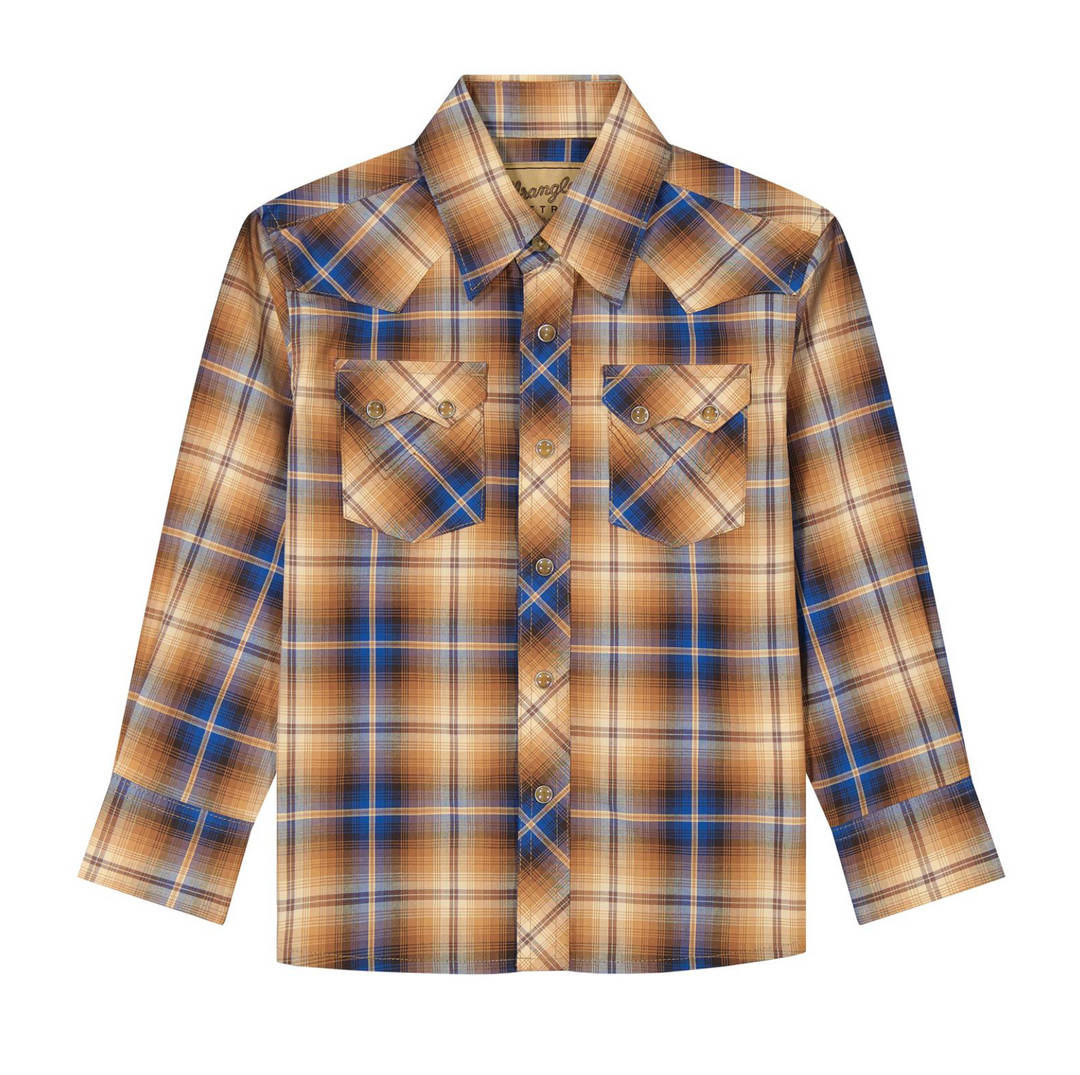 Wrangler Boys Retro Long Sleeve Shirt