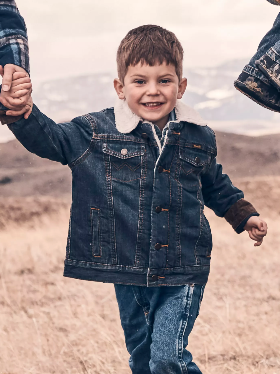 Wrangler Boys Western Sherpa Lined Jacket