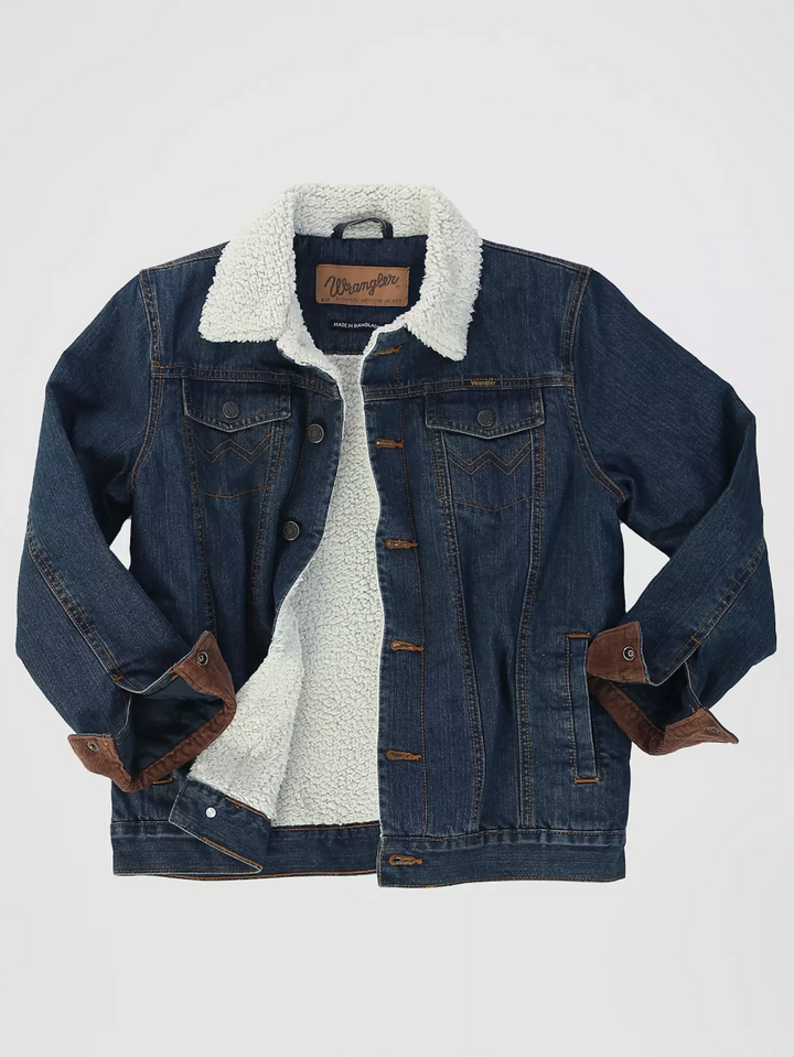 Wrangler Boys Western Sherpa Lined Jacket