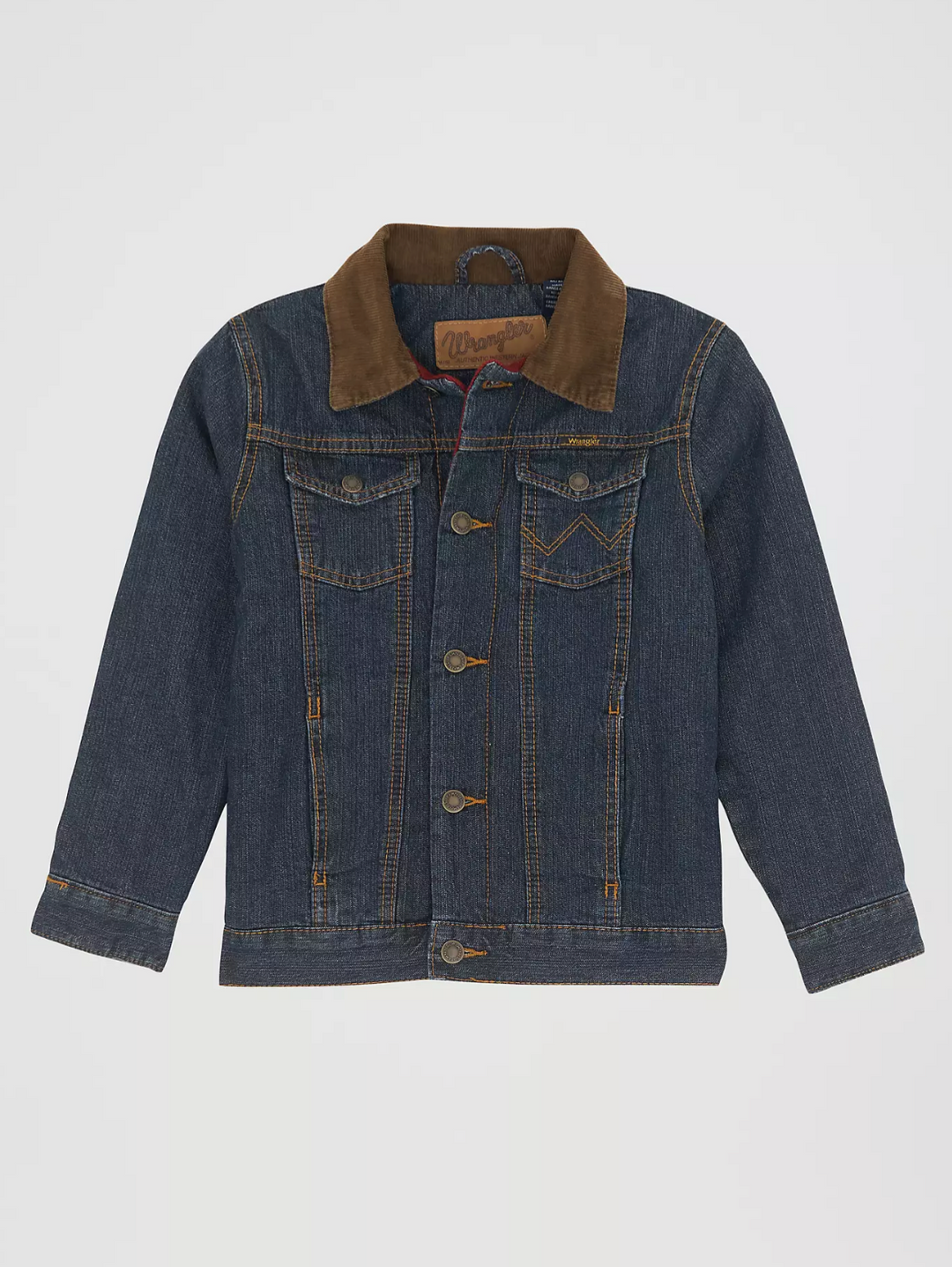 Wrangler Boys Western Blanket Lined Denim Jacket