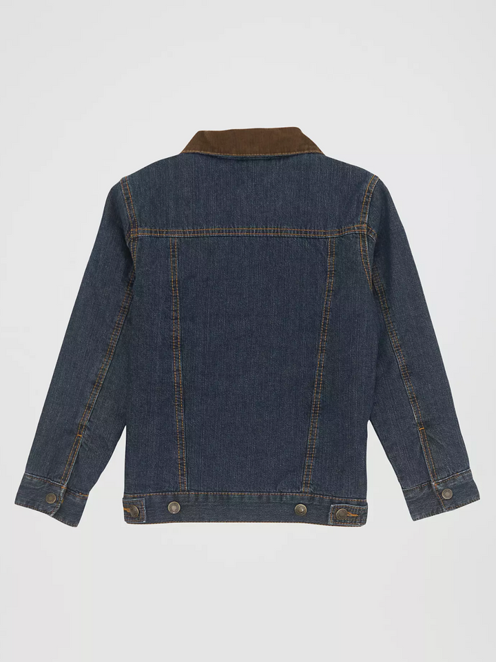 Wrangler Boys Western Blanket Lined Denim Jacket