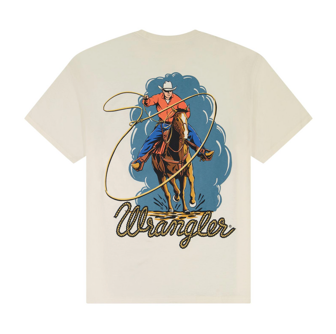 Wrangler Men's Vintage Gallup Graphic Tee