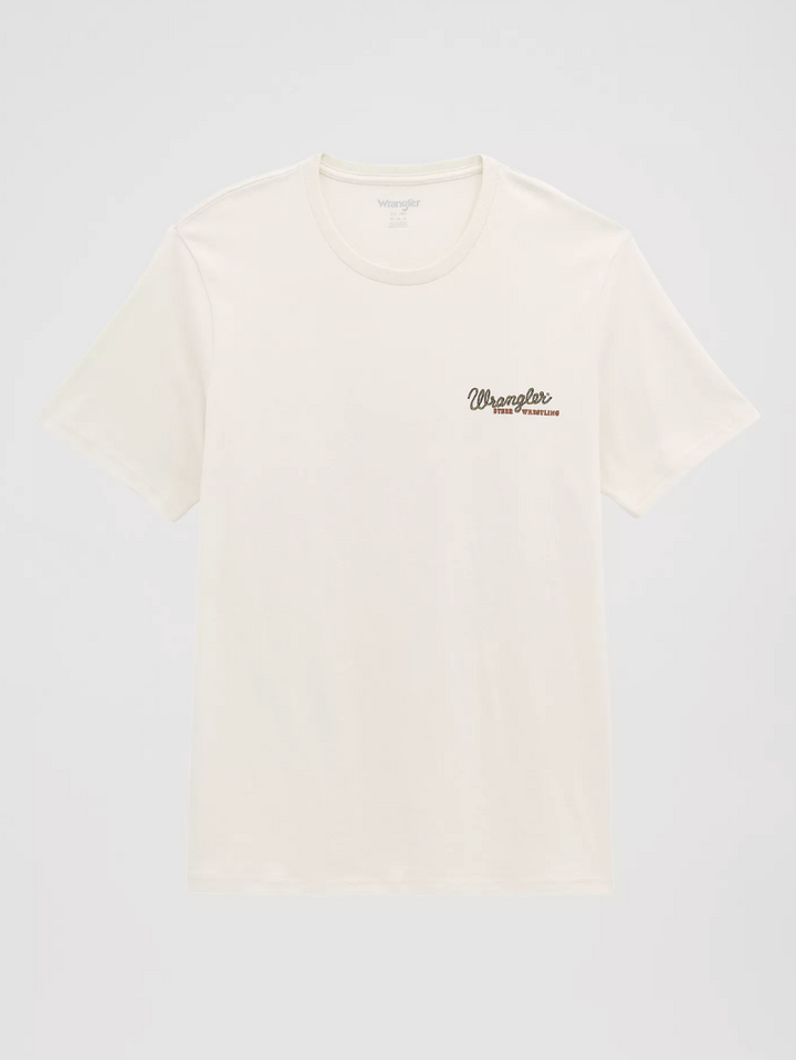 Wrangler Men's Steer Wrestling Graphic Tee