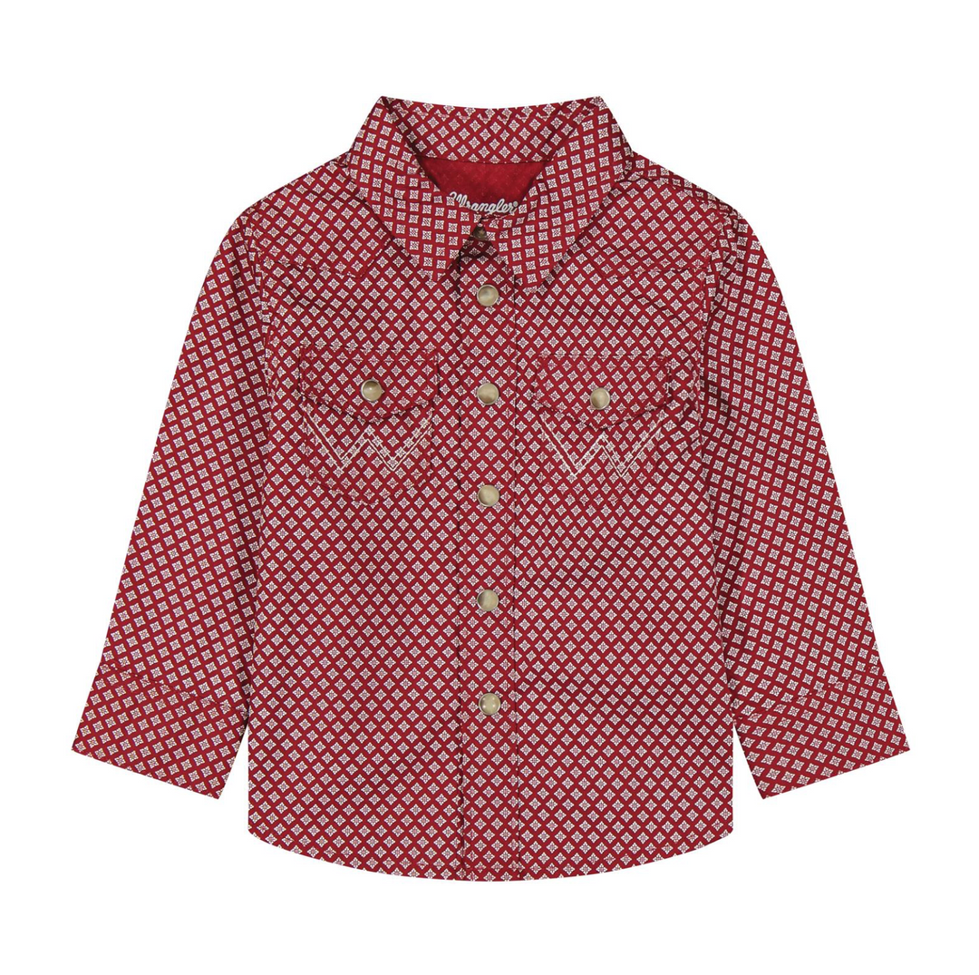 Wrangler Baby Boy Long Sleeve Western Shirt