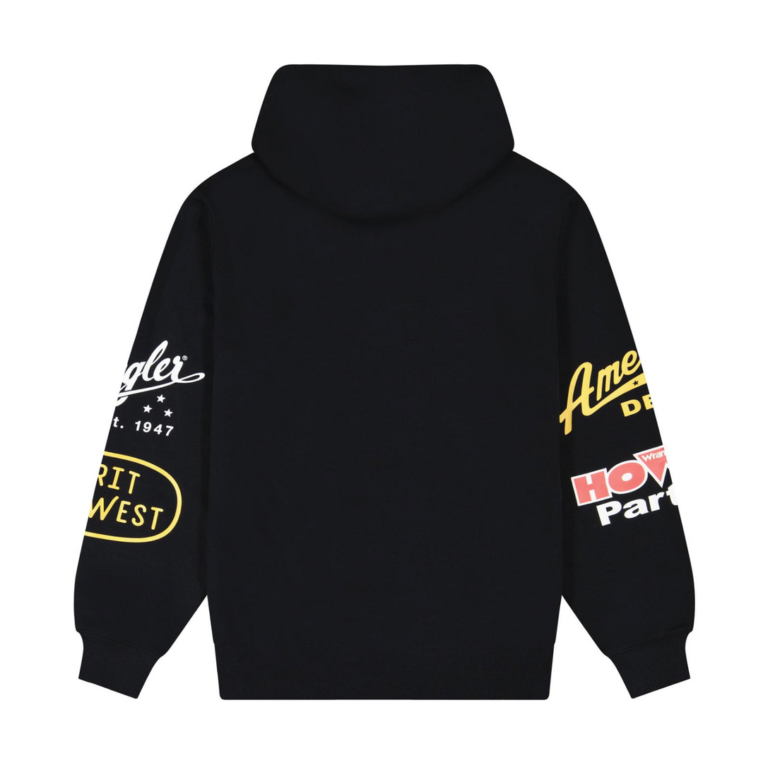 Wrangler Men's Cal Logo Western Hoodie