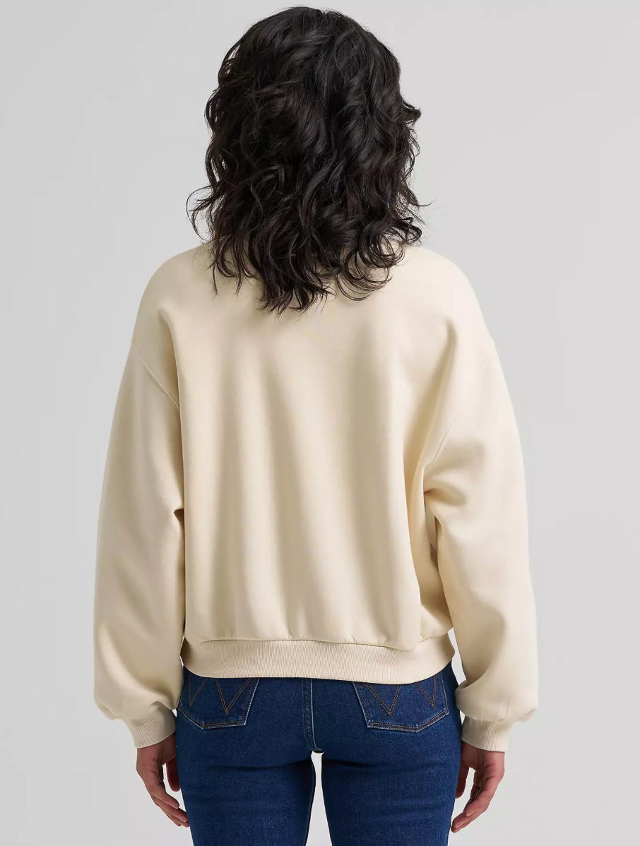 Wrangler Women's Logo Canyon Crew Pullover