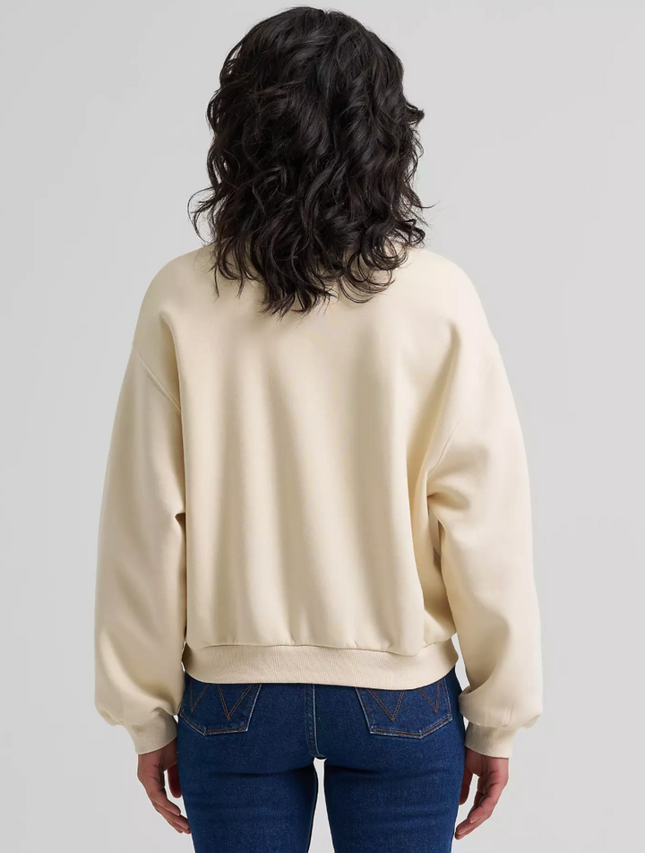 Wrangler Women's Logo Canyon Crew Pullover