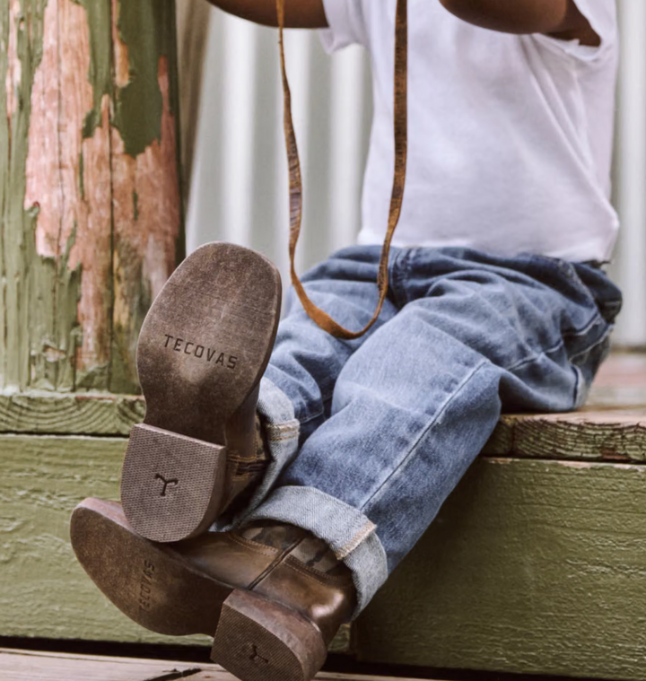 Tecovas x Mossy Oak Doc Toddler Boots