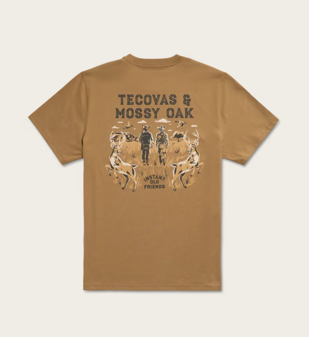 Tecovas Men's Mossy Oak Cowboys & Deer Tee