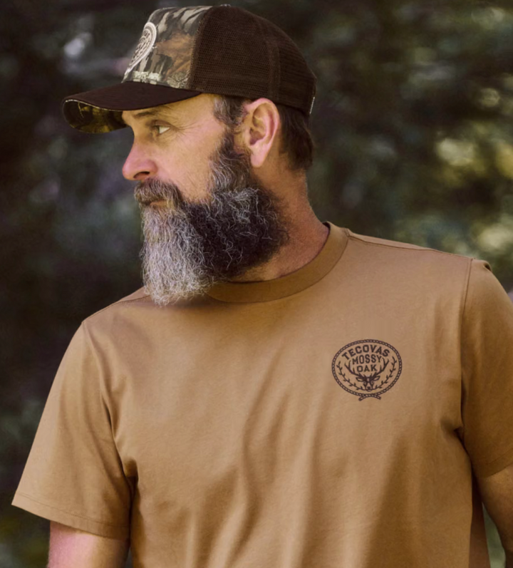 Tecovas Men's Mossy Oak Cowboys & Deer Tee