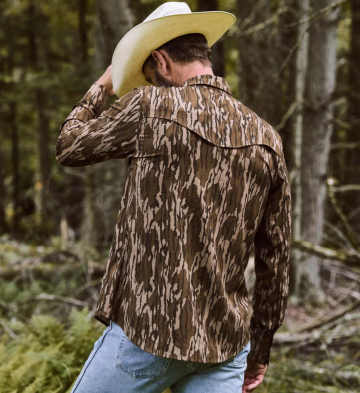 Tecovas Men's Mossy Oak Performance Western LS Shirt