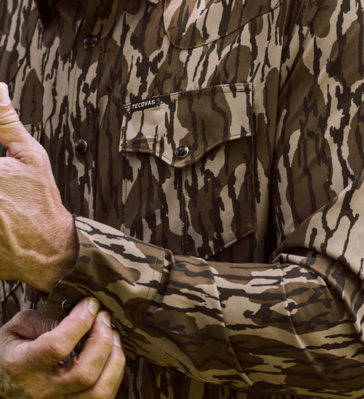 Tecovas Men's Mossy Oak Performance Western LS Shirt