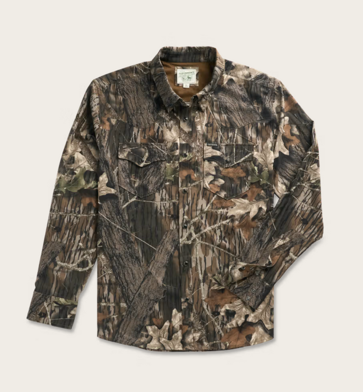 Tecovas Men's Mossy Oak Performance Western LS Shirt