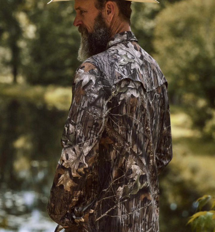 Tecovas Men's Mossy Oak Performance Western LS Shirt