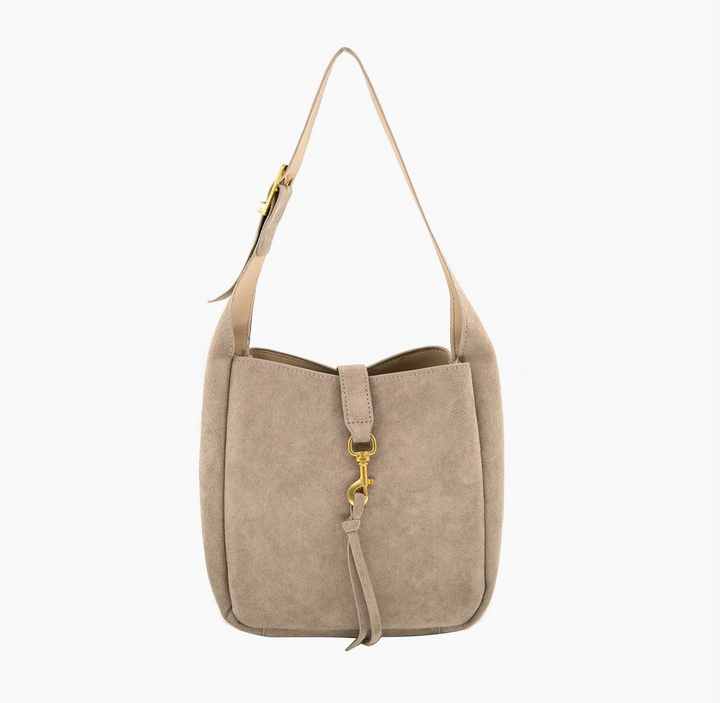 B&C Noa Small Suede Bag