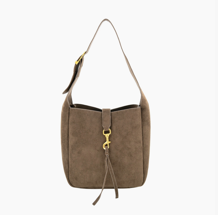 B&C Noa Small Suede Bag