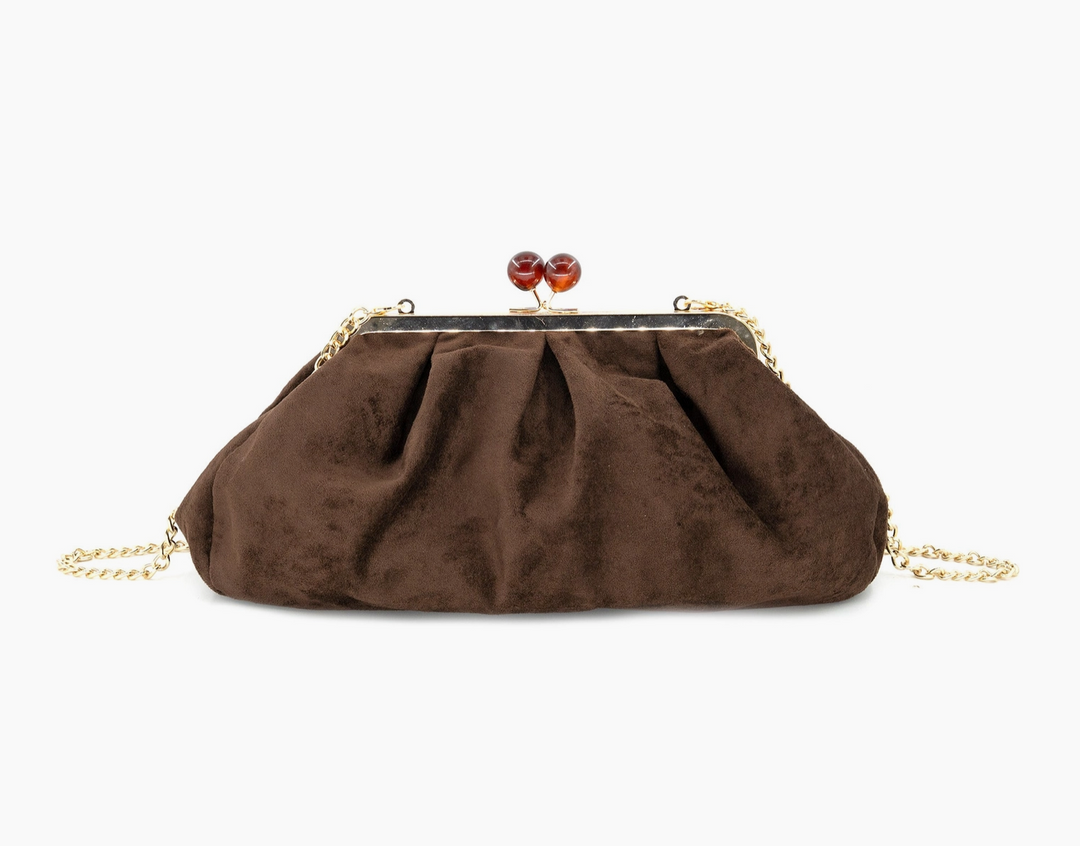 B&C Aura Suede Clutch