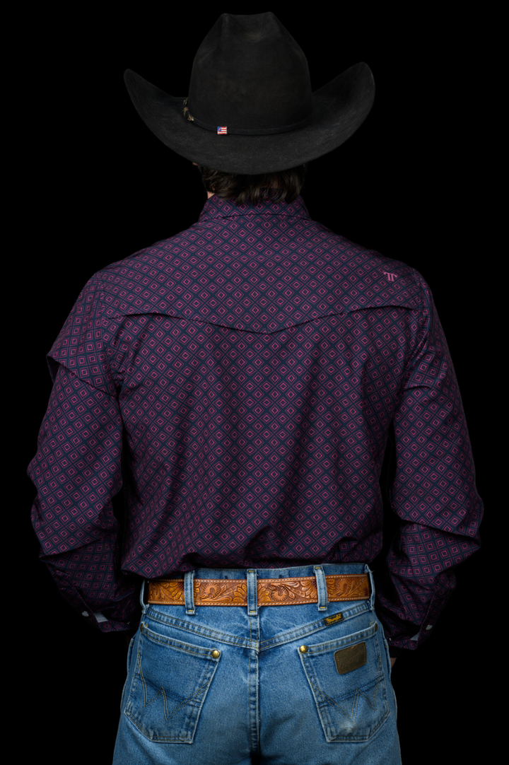 The Keaton Long Sleeve Pearl Snap Shirt