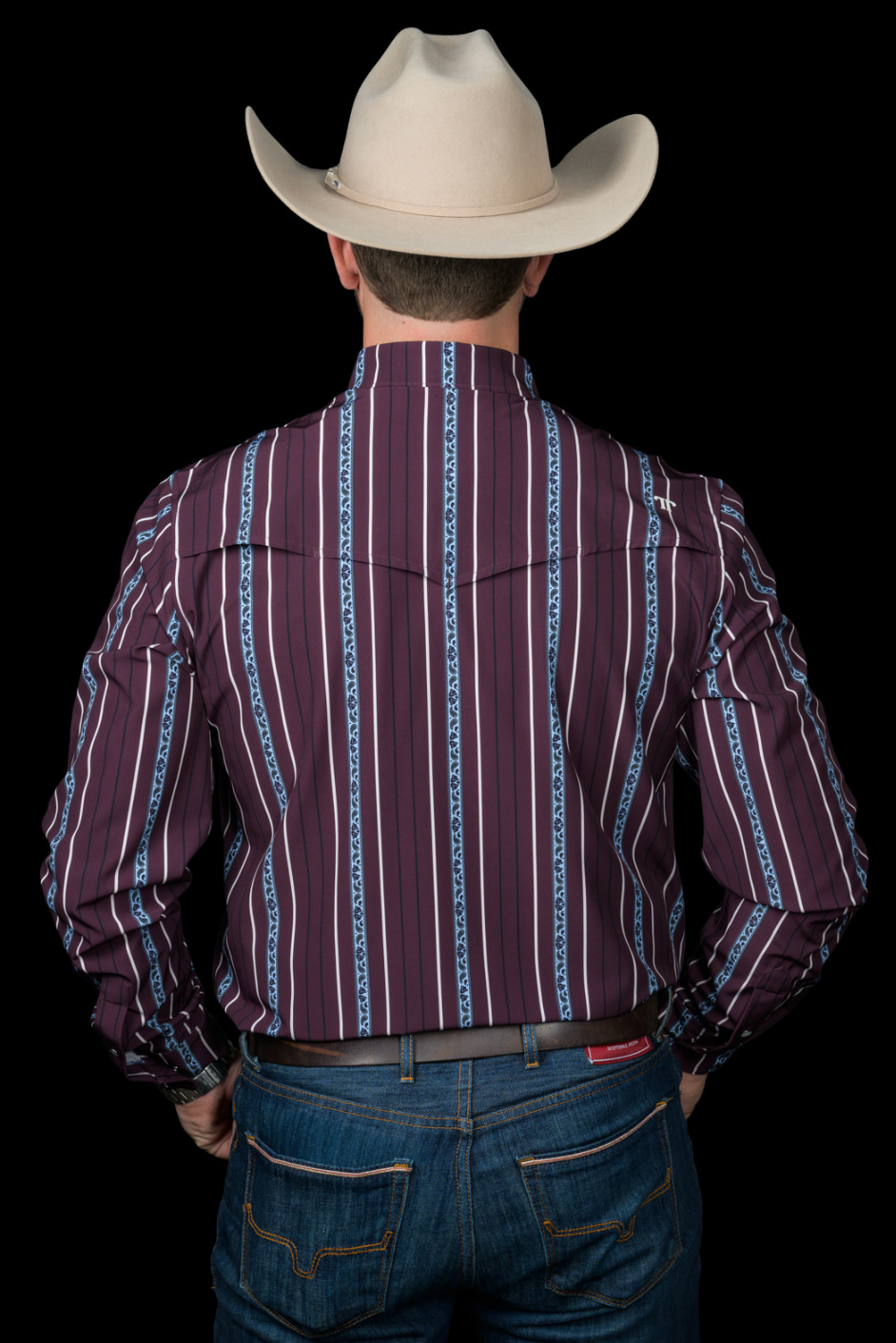 The Reid Long Sleeve Pearl Snap Shirt